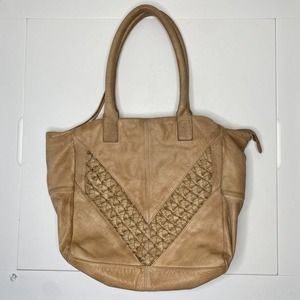 Anthropologie Day & Mood New Augusta Shopper Tote Bag Purse